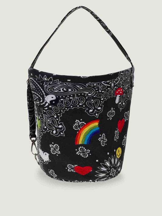 Call it By Your Name Multi-Emojis Bucket Bag
