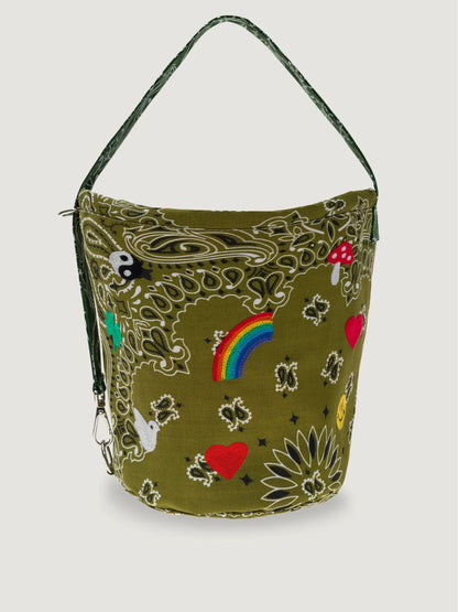 Call it By Your Name Multi-Emojis Bucket Bag