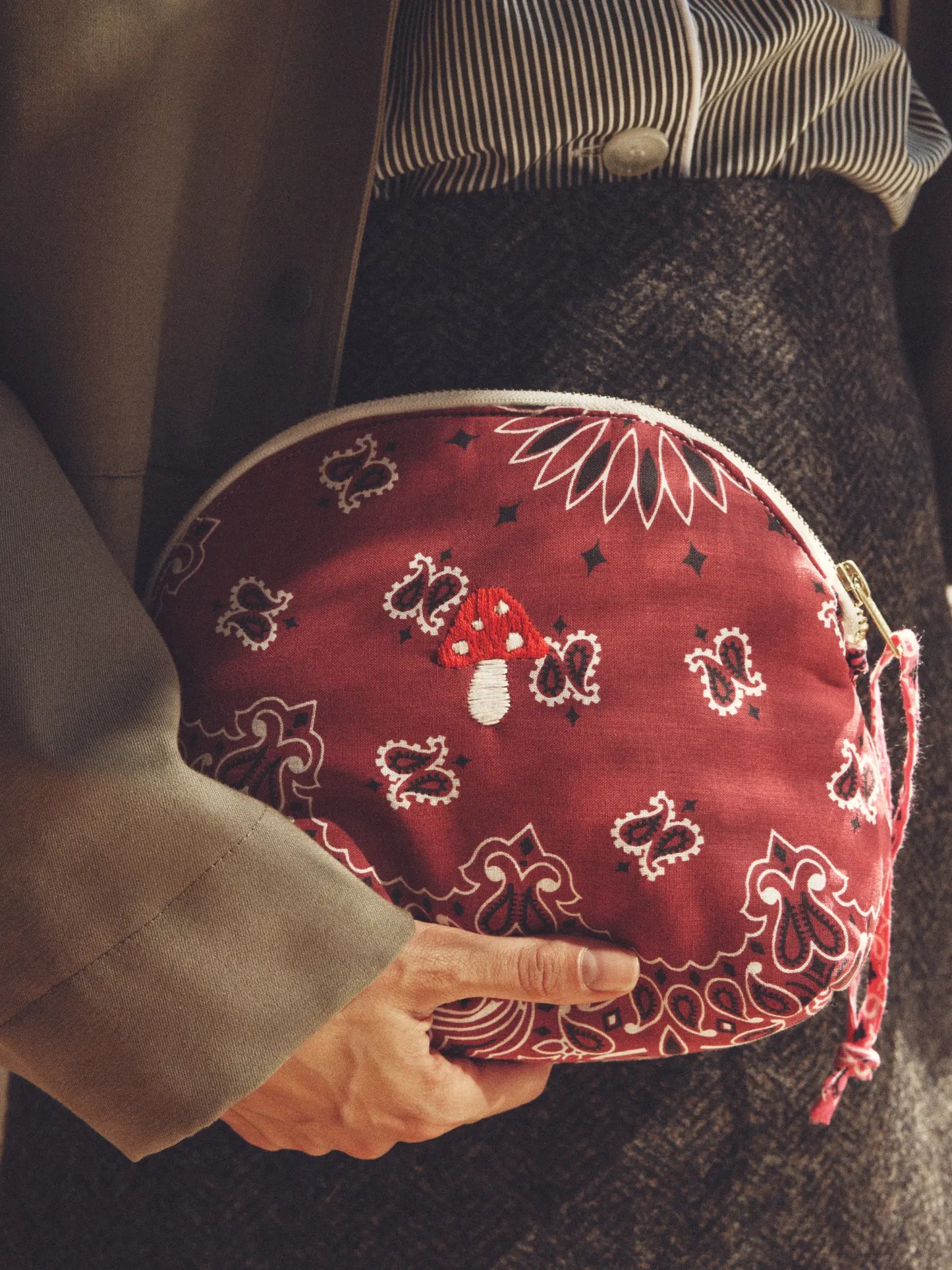 Call It By Your Name Vanity Pouch - Champignon - Small