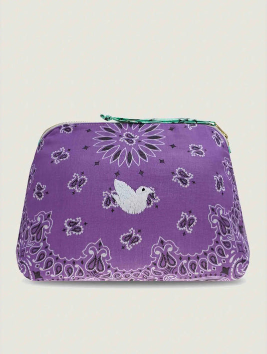 Call It By Your Name Vanity Pouch - Colombe - Large