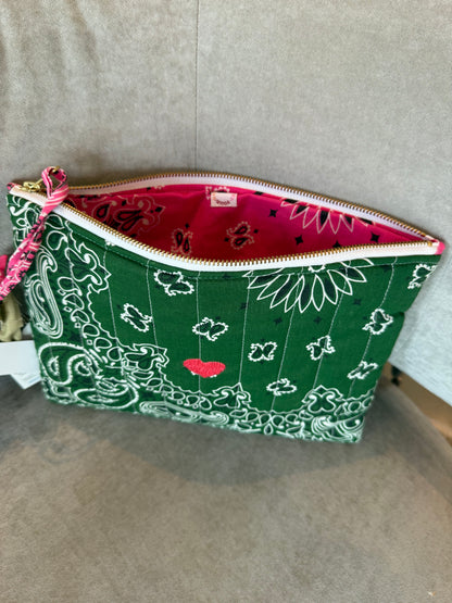 Call It By Your Name Zipped Quilted Pouch