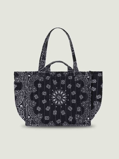 Call It By Your Name Medium Quilted Tote Bag - Multi Emojis