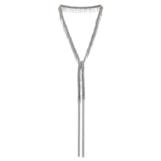 MLC 1C003 Long Necklace - White Bronze