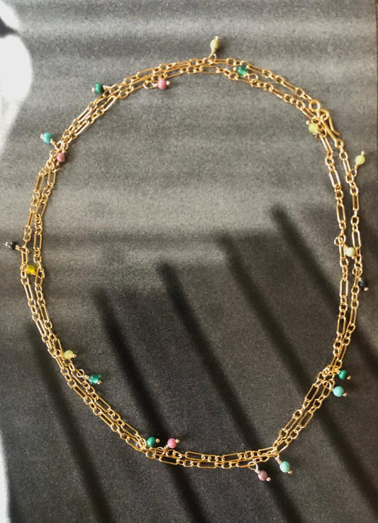 Par Coeur Double Perle Necklace