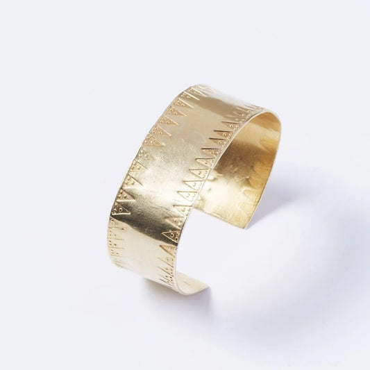Par Coeur Maya Cuff Vermeil - 2cm
