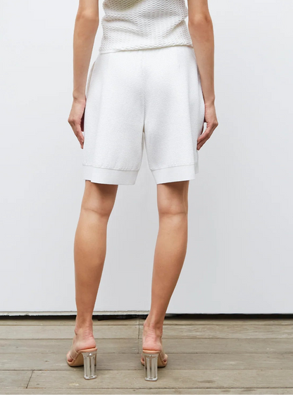 Molli Alto Bermudas in Waffled Knit