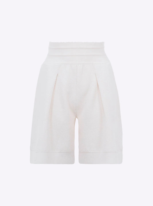 Molli Alto Bermudas in Waffled Knit