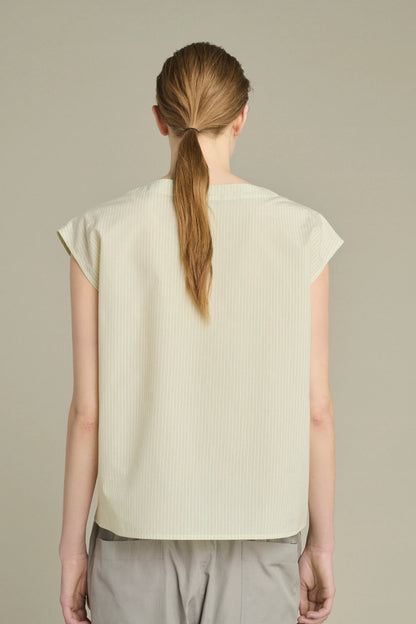 Soeur Lorena Sleeveless Blouse with Stripes