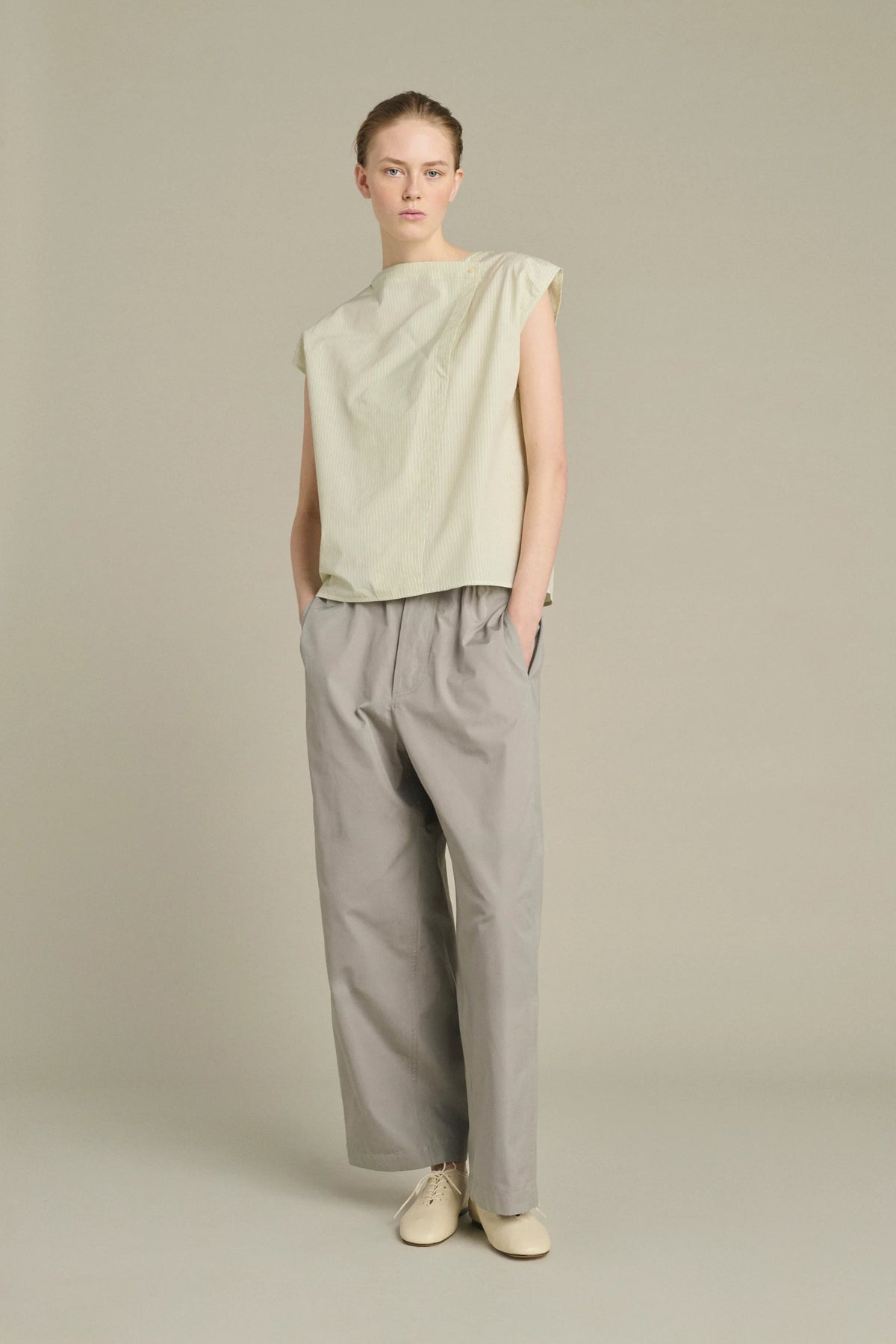 Soeur Lorena Sleeveless Blouse with Stripes