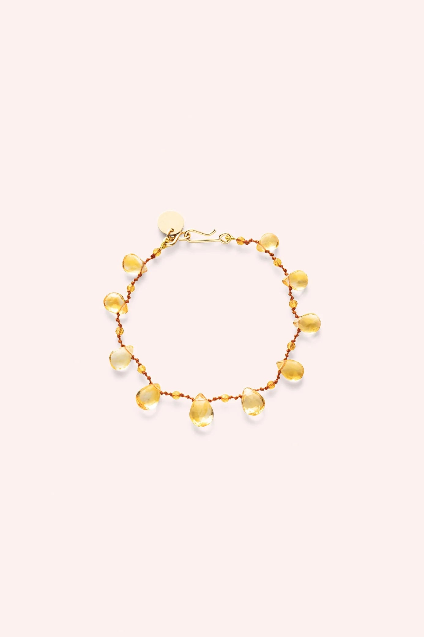 Ivarene Mill Drops & Beads Bracelet - Citrine