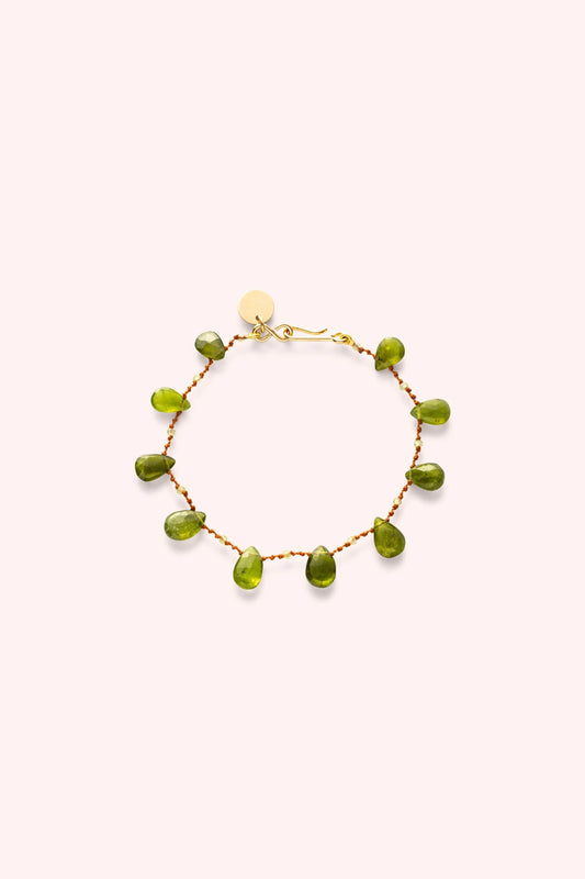 Ivarene Linwood Drops & Beads Bracelet - Vesuvianite