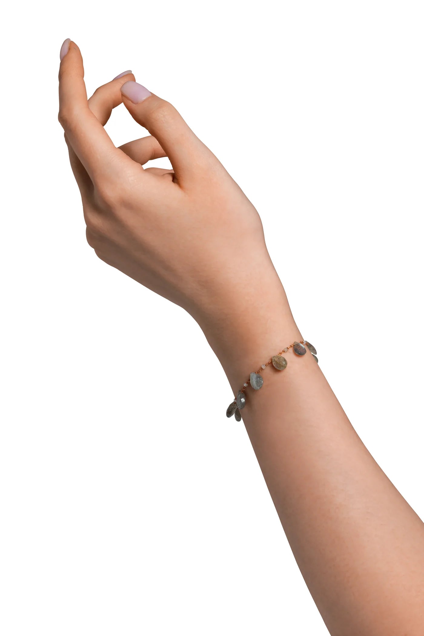 Ivarene Odin Drops & Beads Bracelet - Labradorite