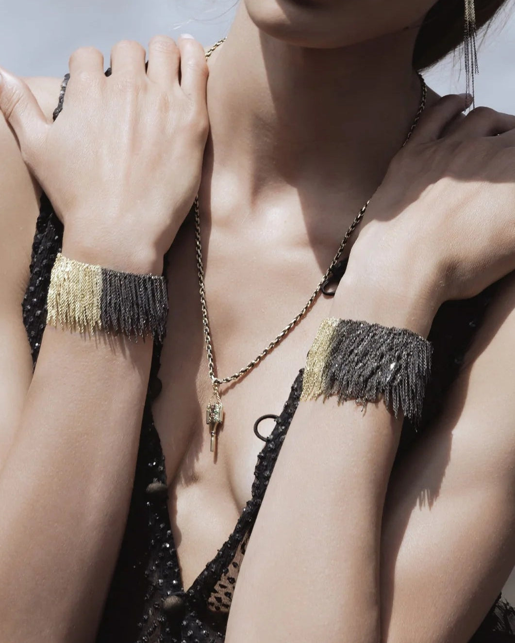 MLC S859 Bicolor Bracelet - Gold/Ruthenium