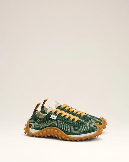 Ami Green Mesh Mirage Sneakers
