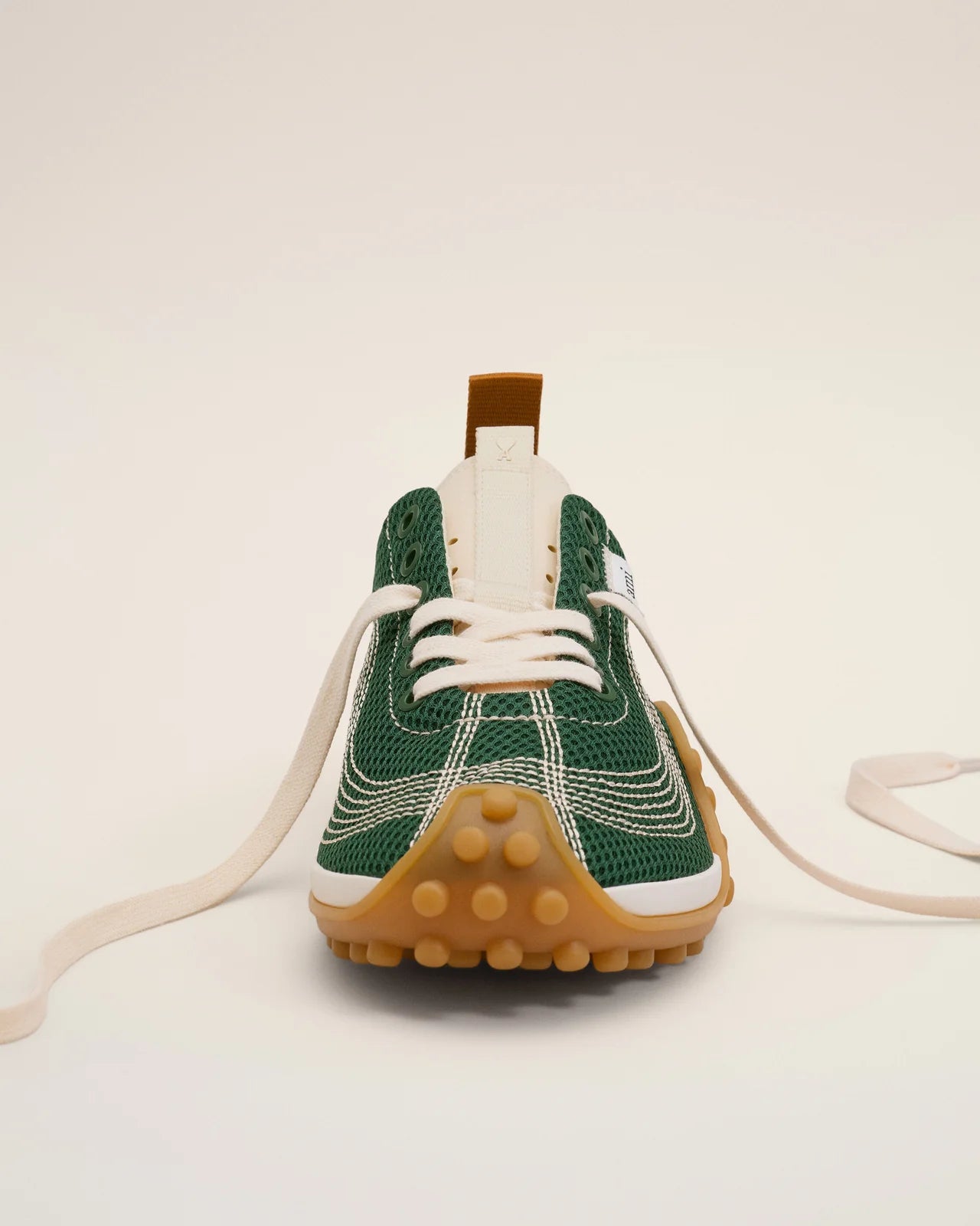 Ami Green Mesh Mirage Sneakers