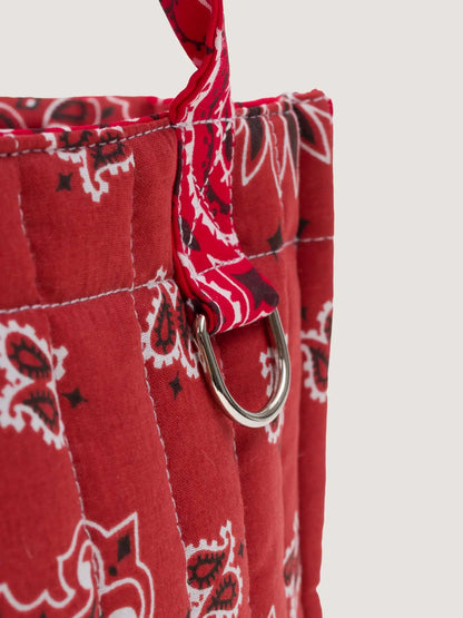 Call It By Your Name Mini Quilted Cabas Tote Bag - Heart