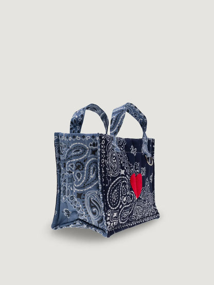 Call It By Your Name Mini Quilted Cabas Tote Bag - Heart