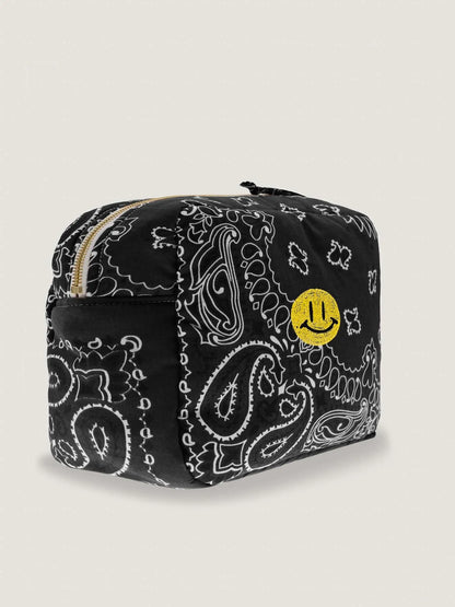 Call It By Your Name Mini Rectangular Toiletry Bag - Happy Face