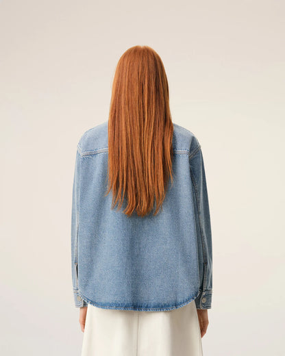 Ami Overshirt with Knitted Ami de Coeur Patch