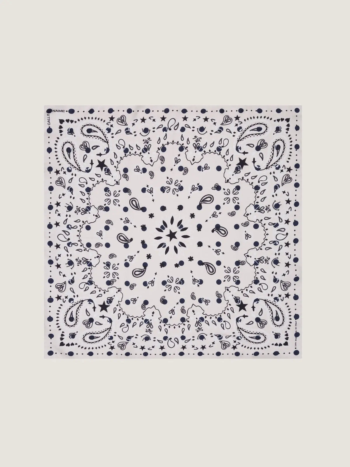 Call It By Your Name Silk Bandana - POLKA DOTS - Small