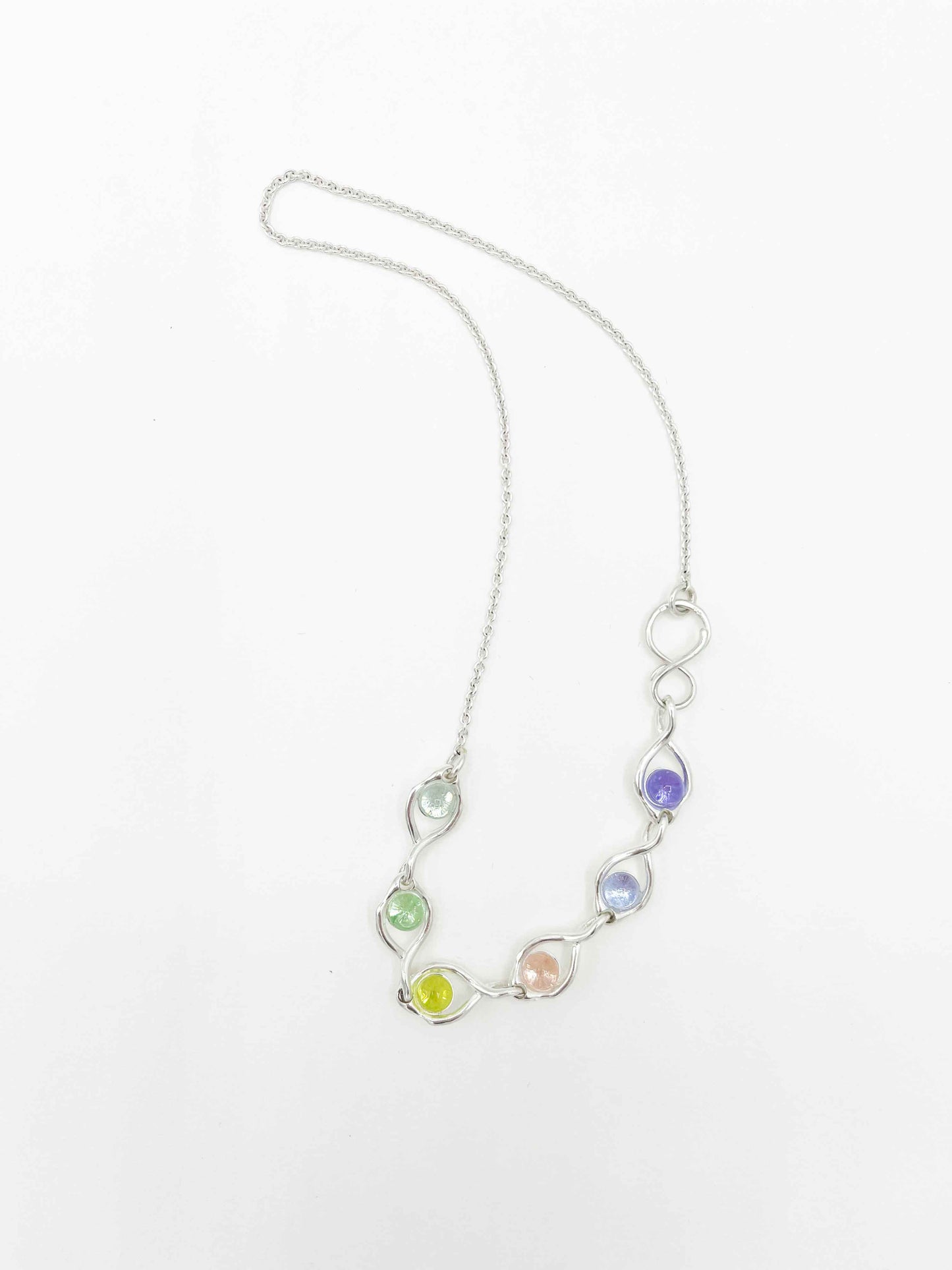 LAH Mini Galaxy Gelato Necklace in Passivated 925 Silver