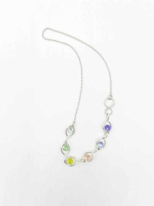 LAH Mini Galaxy Gelato Necklace in Passivated 925 Silver
