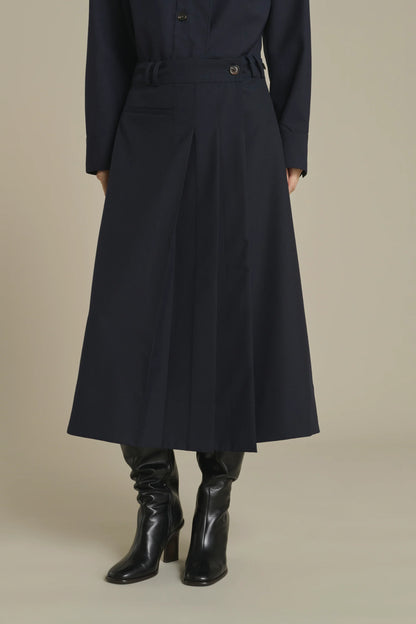 Soeur Varna Mid-Length Pleated Skirt