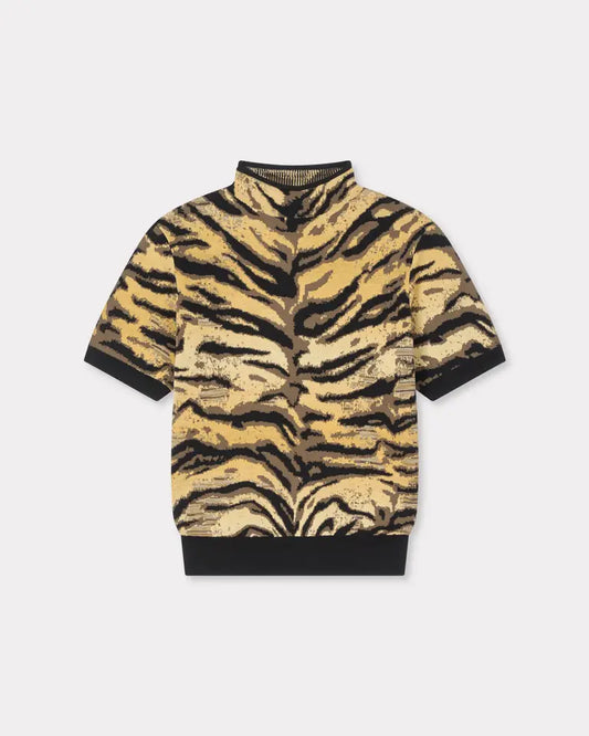 Kenzo Tiger Mock Neck Top