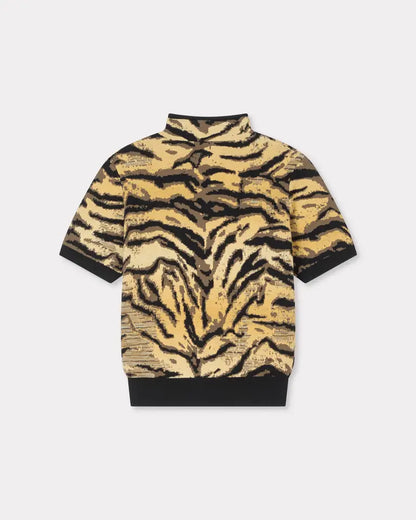 Kenzo Tiger Mock Neck Top