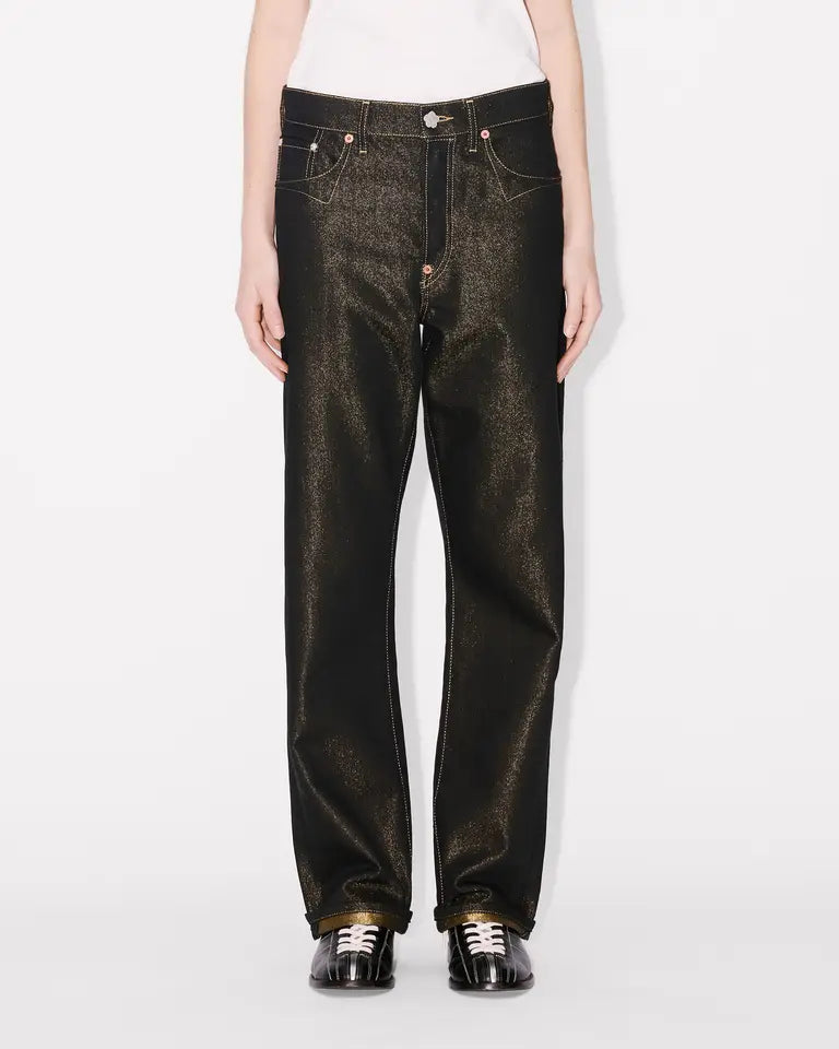 Kenzo Jeans in Lurex Japanese Denim