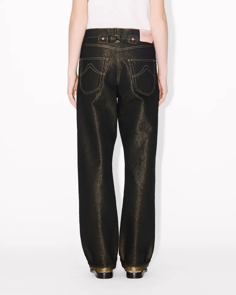 Kenzo Jeans in Lurex Japanese Denim