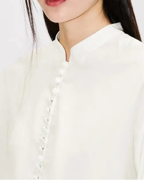 Kenzo Blouse in Mixed Silk