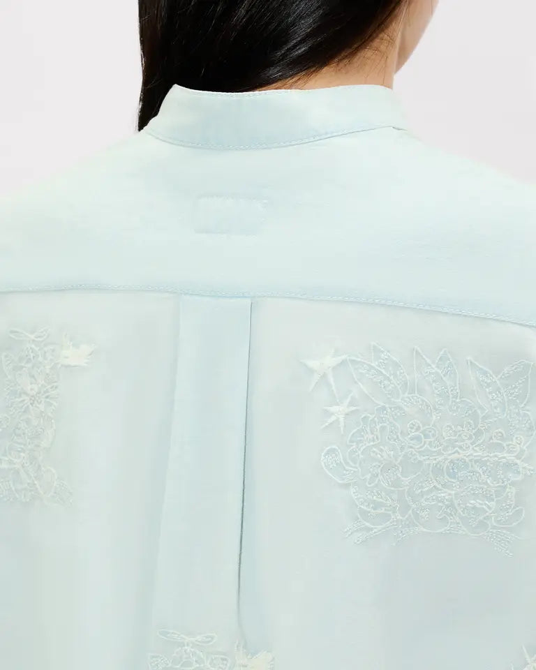 Kenzo Cartoon Embroidered Short Sleeve Shirt