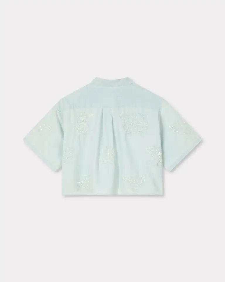 Kenzo Cartoon Embroidered Short Sleeve Shirt