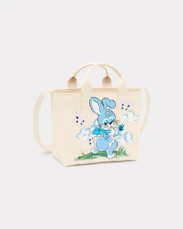 Kenzo Cartoon Small Canvas Tote Bag