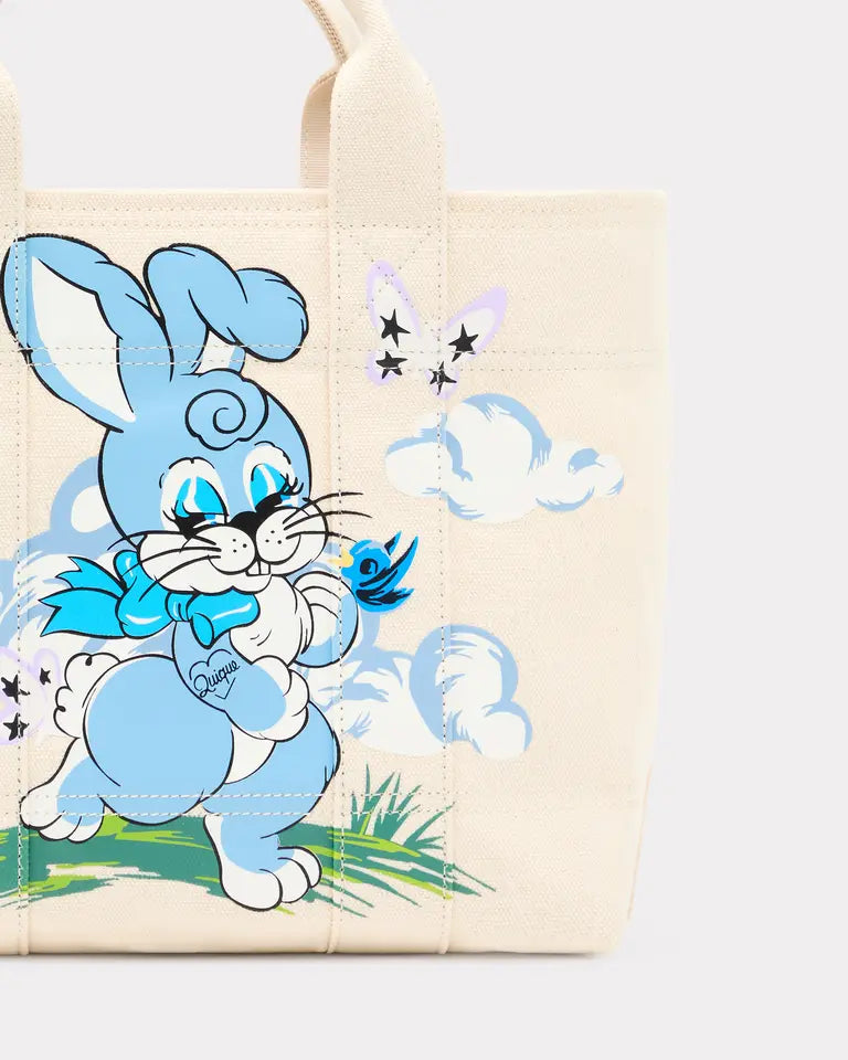 Kenzo Cartoon Small Canvas Tote Bag
