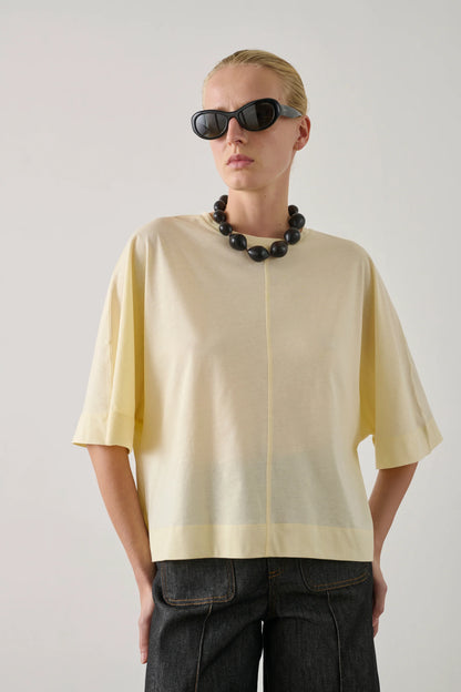 Soeur Helsinki Mid-length Sleeve Cotton T-Shirt