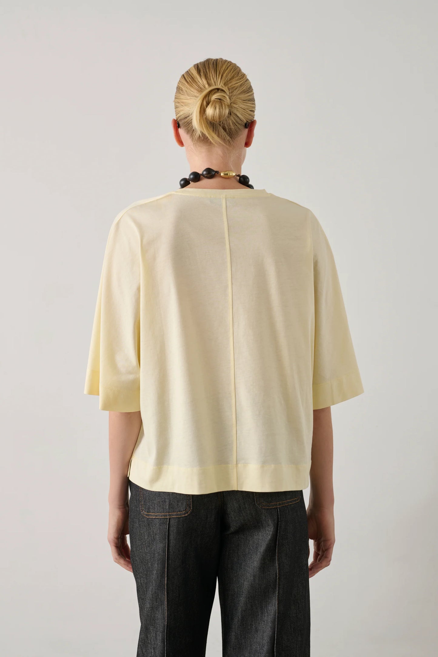 Soeur Helsinki Mid-length Sleeve Cotton T-Shirt
