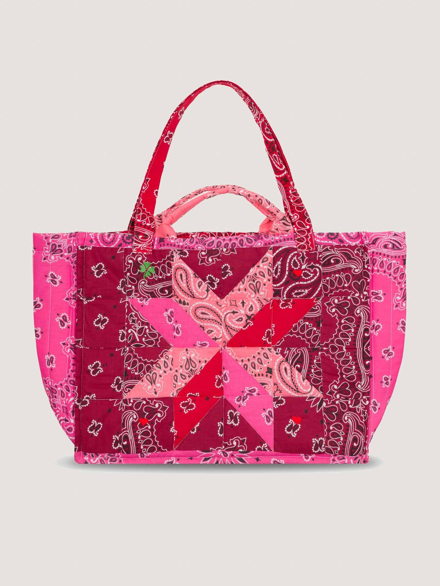 Call It By Your Name Maxi Tote Bag Patchwork