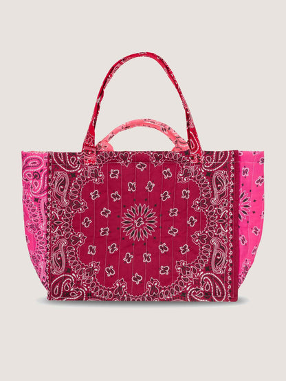 Call It By Your Name Maxi Tote Bag Patchwork