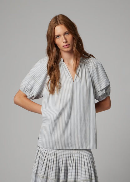 Paul Smith Striped Short Sleeve Top - V11227