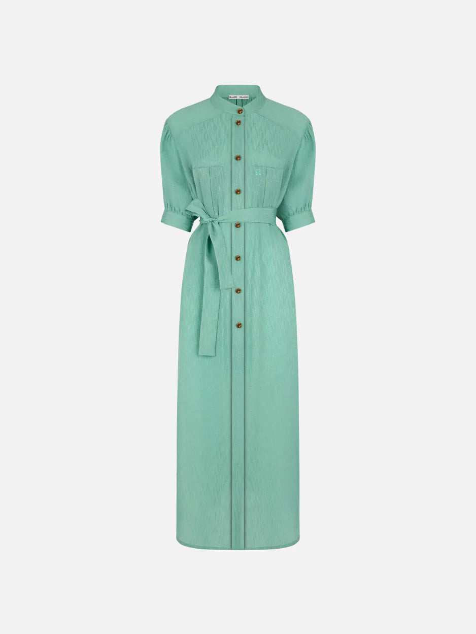 BLAZÉ Milano Neptune Berber Shirt Dress