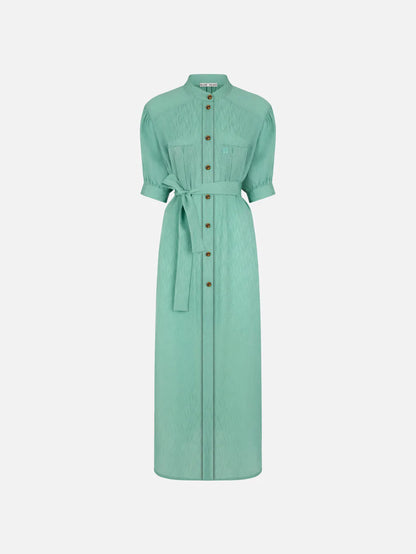 BLAZÉ Milano Neptune Berber Shirt Dress