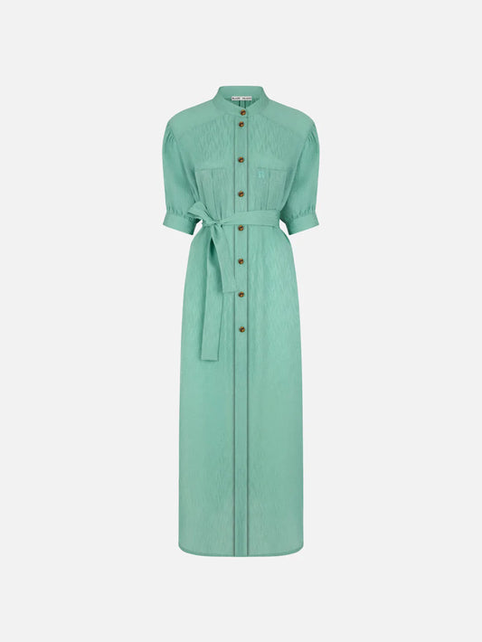 BLAZÉ Milano Neptune Berber Shirt Dress