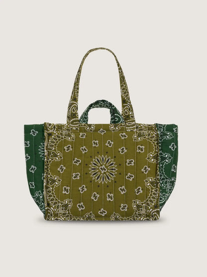 Call It By Your Name Medium Quilted Tote Bag - Clover