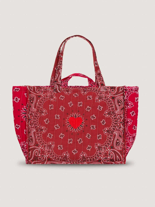 Call It By Your Name Maxi Quilted Tote Bag - Heart