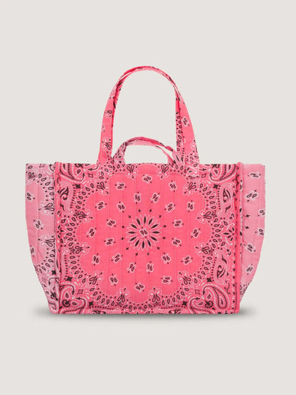 Call It By Your Name Maxi Quilted Tote Bag - Happy Face