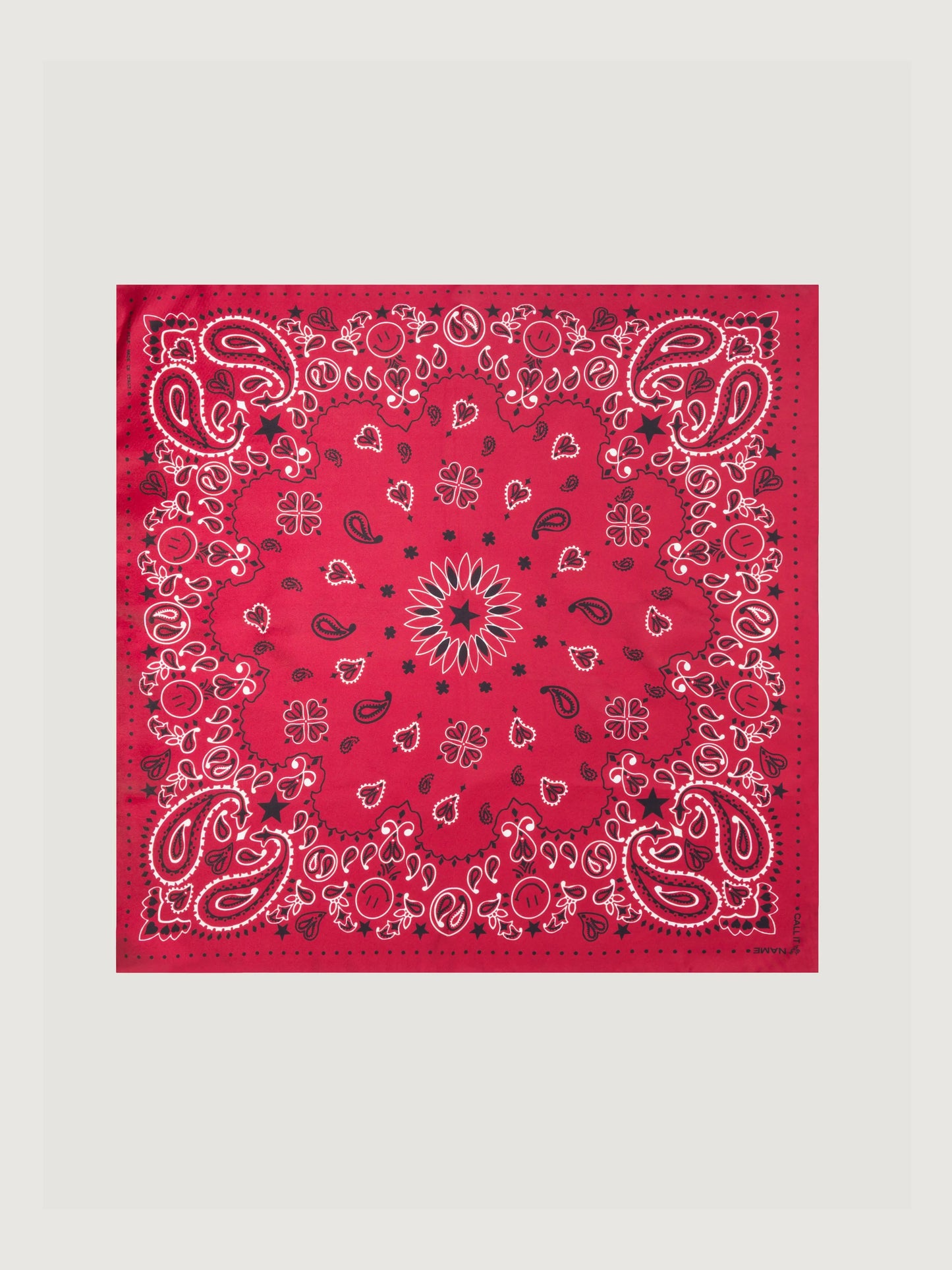 Call It By Your Name Silk Bandana - STAR - Small