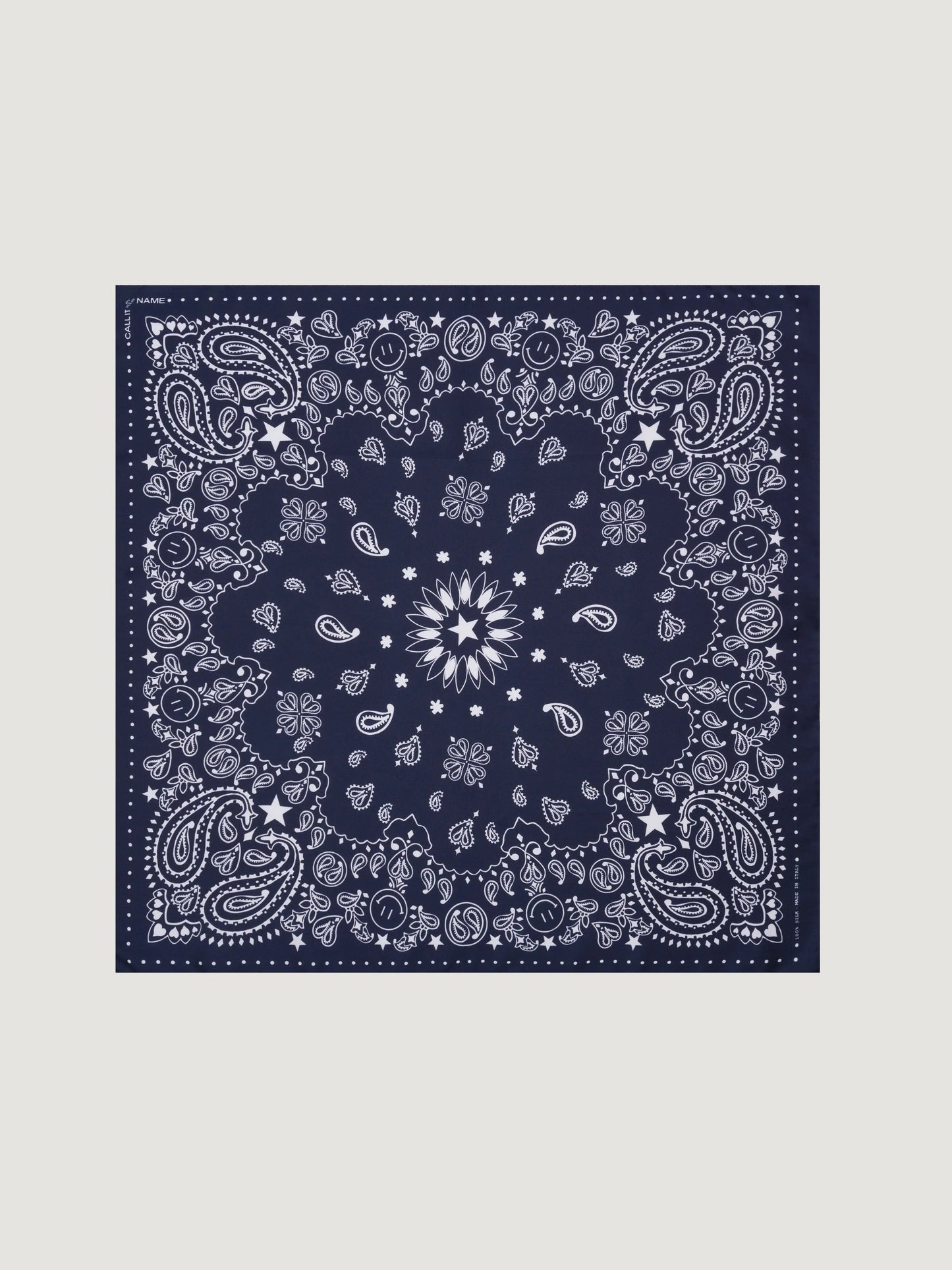 Call It By Your Name Silk Bandana - STAR - Small