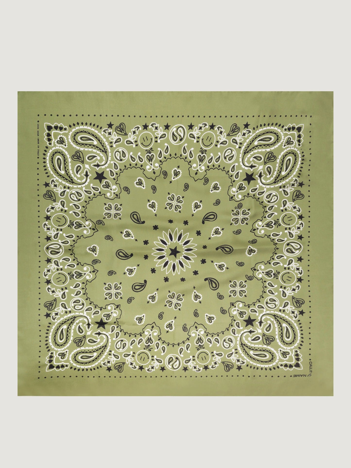 Call It By Your Name Silk Bandana - STAR - Large